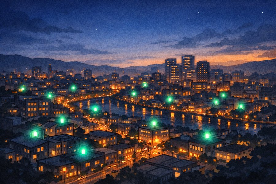 A city with a growing number of points of engagement